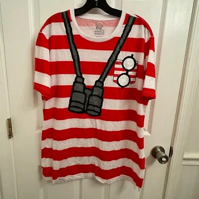 Where’s Waldo Halloween Cosplay Disfraz Camiseta Hombre Talla L Foto 1 de 4