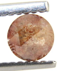 0,58 quilates Natural Real Hermoso Color Rojo Redondo Corte Rosa Diamante 4,76-4,81x2,88 mm - Imagen 1 de 10