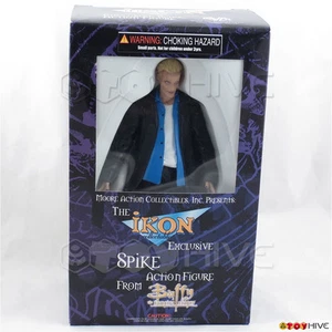 Buffy the Vampire Slayer blue shirt Spike IKON Collectible Exclusive box BTVS - Picture 1 of 2