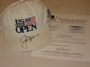 Jack Nicklaus (PGA) 1997 firmado EE. UU. SOMBRERO ABIERTO SENIOR con Beckett LOA - Imagen 1 de 6