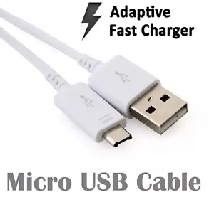 2M FAST CHARGE CABLE for Samsung Galaxy Note5/4/S6/S7 Edge MICRO USB 2.0 NEW - Picture 1 of 3