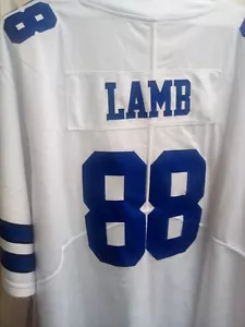 NEW! CeeDee Lamb #88 Dallas Cowboys White On Field Game Jersey XL - Picture 1 of 5