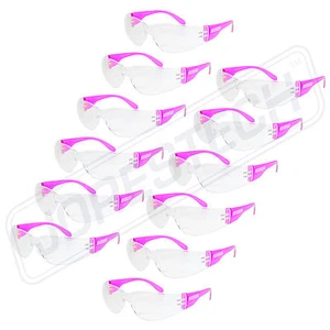 Gafas de seguridad para mujer Jorestech Petite | Templo rosa | Lentes transparentes - Imagen 1 de 10