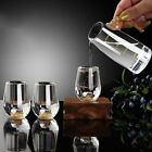 Luxury Crystal Glass Vodka Glass Sake Shochu Glass Bar Liqueur Gold Foil Gla Baz