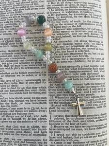 Cuentas de oración de bolsillo protestante, herramientas de oración, rosario, regalos episcopales anglicanos - Imagen 1 de 6