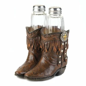 Salero y Pimienta Coleccionistas Set de Regalo Farmcore Botas Vaqueras Cocina Decoración - Imagen 1 de 2