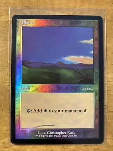 MTG✨Arena League PROMO 2001 PLAINS FOIL (Ice Age)✨Arena MINT RUSH Art UNPLAYED - Picture 1 of 2
