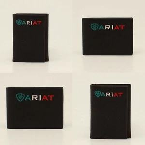Ariat Men's Leather Wallet Mexican Flag Colors - A35508282 - Picture 1 of 3