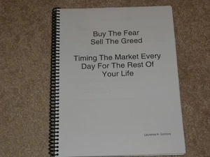 Larry Connors Buy the Fear Sell the Greed Libro Cronometraje del Mercado de Valores Trading - Imagen 1 de 12