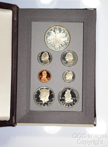 1989 Prestige Proof Set / Original Mint Packaging / No Stickers or Writing Cover