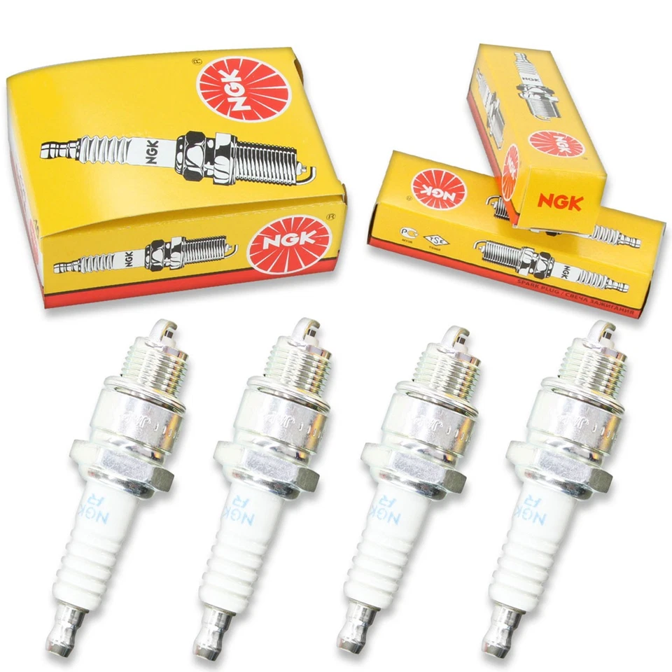 Velas de ignição padrão NGK 4 peças para 1960-1963 Porsche 356B 1.6L H4 - Motor fi - Imagem 1 de 4