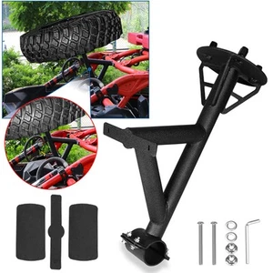 Holds Up to 32in Spare Tire Carrier Mount Rack For 2017-2024 CanAm Maverick X3 - Picture 1 of 8