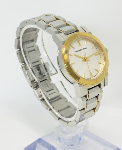 Orologio Burberry Donna Quadrante Bianco Analogico Quarzo 26mm BU9217 Acciaio Inox