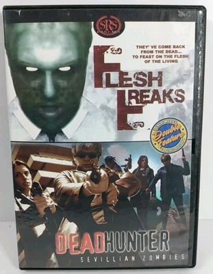 Flesh Freaks / Dead Hunter Sevillian Zombies DVD Horror Double Feature RARE  - Image 1 of 4