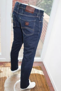 Armani Exchange W32 L32 Jeans 32R Slim J13 Dunkelblau Indigo Stretch AX Tapered - Bild 1 von 20
