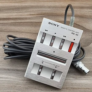 UNIDAD DE CONTROL REMOTO SONY RM-50 con cable de colección - Cassette Deck - Imagen 1 de 7
