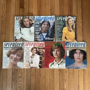 SEVENTEEN Magazine (1972 1973 1974) LOT OF 7 Vintage Robert Redford Fashion Ads - Imagen 1 de 22