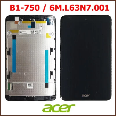 NUOVO Nero per ACER ICONIA ONE 7 B1-750 LCD Touchscreen Digitaliserer Assembly  - Immagine 1 di 2