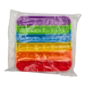 Pop Fidget Square Sensory Toy – Push Bubble Stress Relief – New & Sealed - Picture 1 of 2