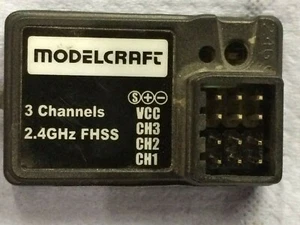 Rc Modellbau, Fernsteuerung , Empfänger , Modelcraft , 2,4Ghz , 3 CH - Bild 1 von 3