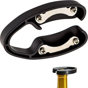 2 Pack Premium Dual Blade Wine Foil CutterWine Bottle Opener Accessory Black Whi - Picture 1 of 11