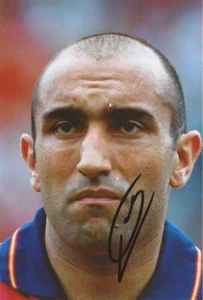 SPAIN & BARCELONA: ABELARDO FERNANDEZ SIGNED 6x4 ACTION PHOTO+COA - Bild 1 von 1