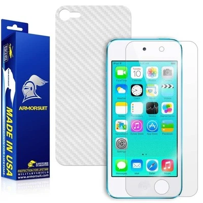 ArmorSuit MilitaryShield Apple iPod Touch 6G Screen Protector + White Carbon USA - Image 1 of 4