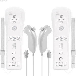 Motion Plus Wii Remote Controller & Nunchuck for Nintendo Wii & Wii U Console - Picture 1 of 68