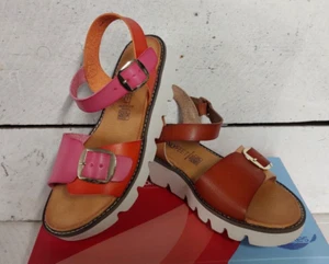 Ladies Heavenly Feet Trudy Vegan Lightweight LiteSoles Comfort Buckle Sandals - Picture 1 of 17