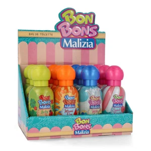 MALIZIA BONBONS Expo 12x Eau de Toilette 50ml 12 fruchtig süsse Parfüms for Kids - Bild 1 von 6