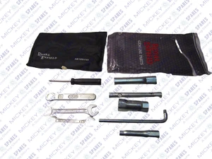 ROYAL ENFIELD CLASSIC 350cc 500cc HANDY TOOLKIT LEATHERETTE BLACK POUCH - Picture 1 of 4