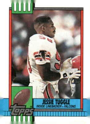 1990 Topps #479b Jessie Tuggle - Image 1 of 2