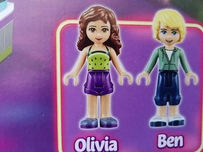 NEW Lego Friends 41133 Minifigures minidolls ONLY. BEN & OLIVIA FREE US SHIPPING - Image 1 of 3