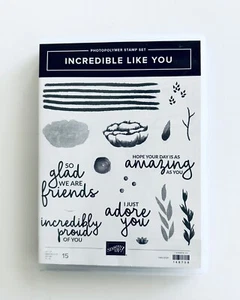 Stampin Up!  INCREDIBLE LIKE YOU 148708 New Verses Flowers Verse Love Friends - Picture 1 of 2