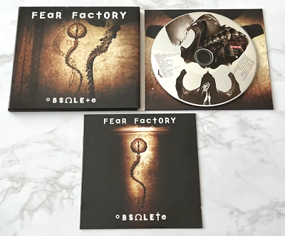 Fear Factory Obsolete CD Digipak LIMITED ED. EU IMPORT! 1998 BONUS TRACKS! OOP! - Image 1 of 4