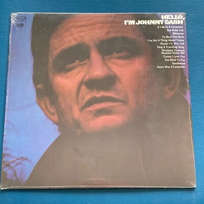 Hello I'm Johnny Cash Vinyl LP Columbia KCS 9943 Sealed Unopened from 1970 - Image 1 of 2