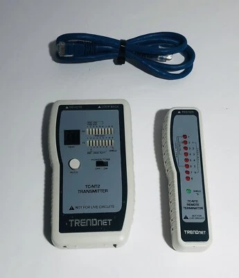 TRENDnet TC-NT2 Network Cable Tester Tone Generator & Remote Terminator Tested - Image 1 of 4