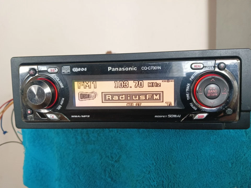 Panasonic CQ-C7301N Car Radio CD Receiver Autoradio Old School - Image 1 of 4