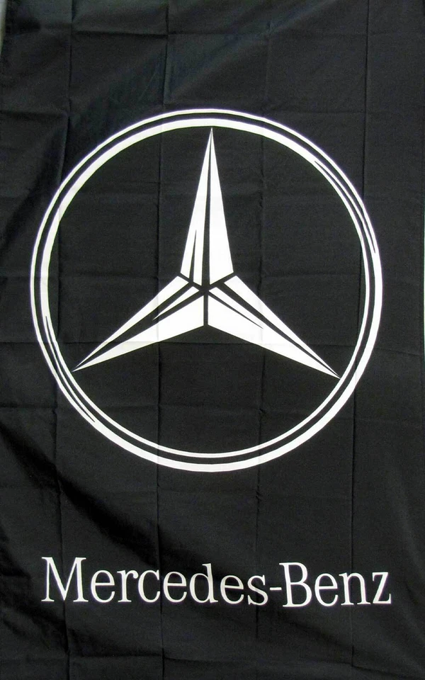 MERCEDES-BENZ VERTICAL 3X5 BANDERA Foto 1 de 1