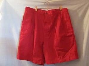 MENS SHORTS COLOURS BY ALEXANDER JULIAN RED W 36 NWT - Picture 1 of 6