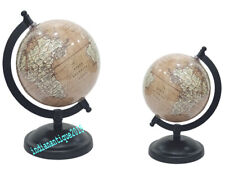 Nautical Home & office Decorative Gifts World Wide Globe Desktop Item Hand Rotat