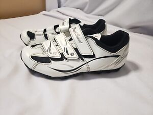Pearl Izumi Womens Mountain  Biking Cycling Shoes Size 40 US Size 8 White Black