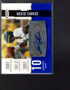 A8380-2008 SAGE HIT Autographs #A10 Dennis Dixon Auto - NM-MT - Picture 1 of 1