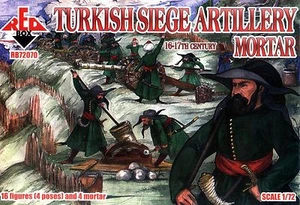 Red Box 72070 Turkish Siege Artillery Mortar 16 Century Plastic 1/72 scale kit - Bild 1 von 8