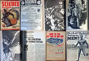 SCIENCE FICTION Quarterly August 1953 L Sprague de Camp SCI-FI VINTAGE pulp wOw - Foto 1 di 9