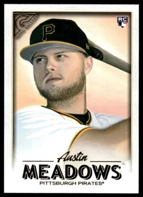 2018 Topps Gallery Austin Meadows Rookie Pittsburgh Pirates R119 - Image 1 of 2