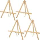 *NEW* PREMIUM QUALITY 16" Tall Tripod Easel Natural Pine Wood (Pack of 4 Easels)