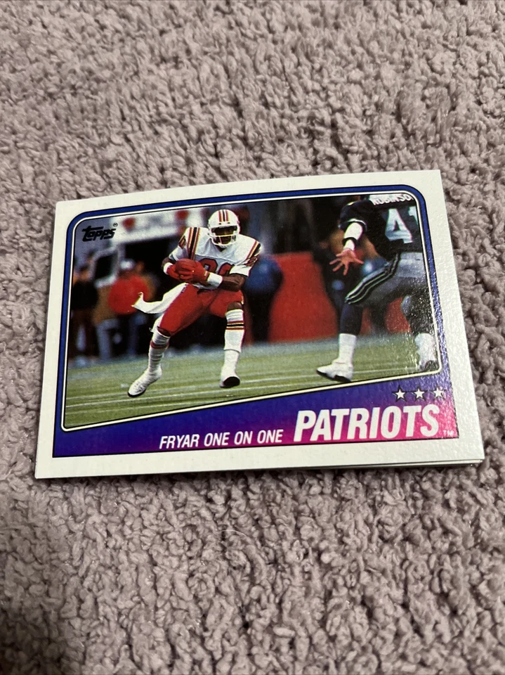 1988 Topps Football  #175 Team Leaders - Irving Fryar TL  New England Patriots - Image 1 of 1
