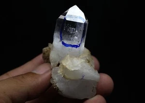 64.7g  NATURAL Unique skeletal Elestial QUARTZ Crystal Point Specimen - Picture 1 of 11