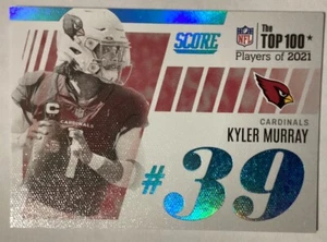 2022 Score KYLER MURRAY Top 100 Players Of 2021 #T39 Cardinals SSP CASE HIT - Picture 1 of 2